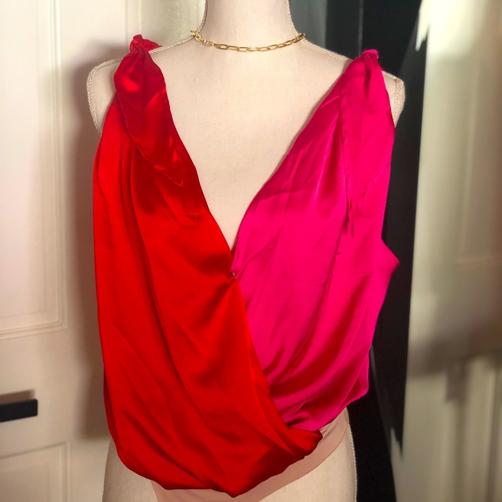 Pink/red bodysuit from Vici